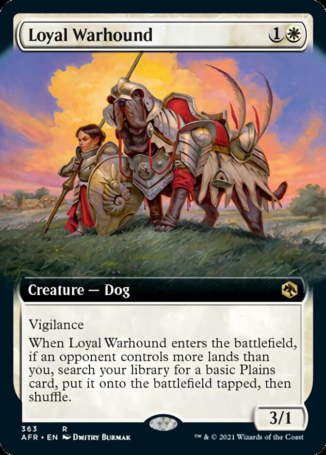 Loyal Warhound (Extended Art) [Dungeons & Dragons: Adventures in the Forgotten Realms] 