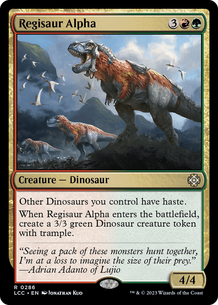 Regisaur Alpha [The Lost Caverns of Ixalan Commander] 