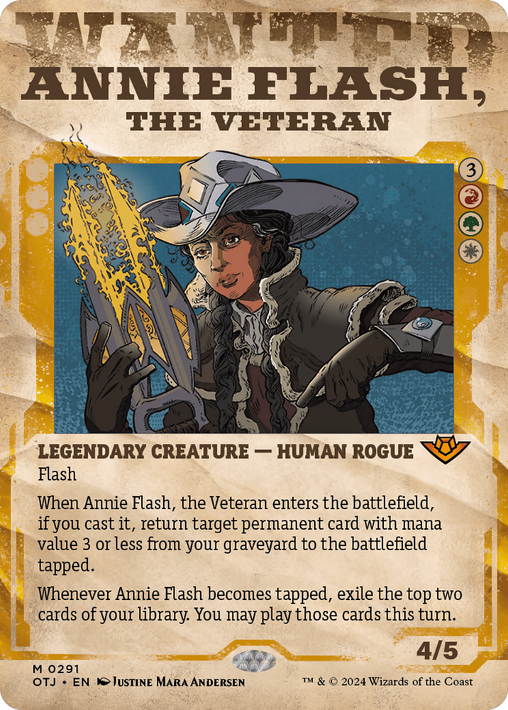 Annie Flash, the Veteran (Showcase) [Outlaws of Thunder Junction] 