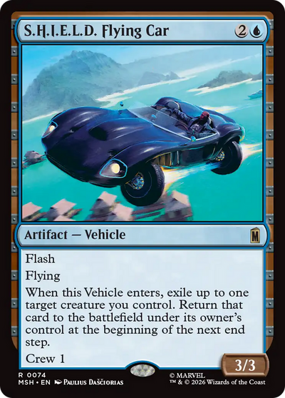 S.H.I.E.L.D. Flying Car [Marvel Super Heroes]