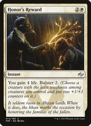Honor's Reward [Fate Reforged] 