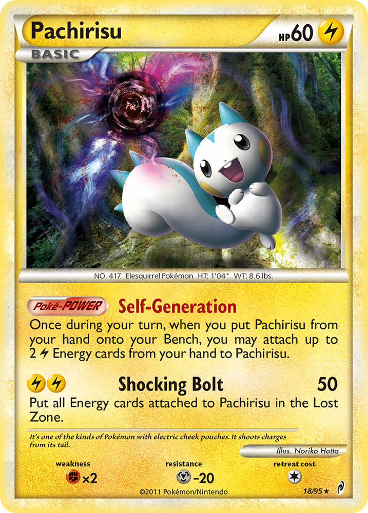 Pachirisu (18/95) [HeartGold &amp; SoulSilver: Call of Legends] 