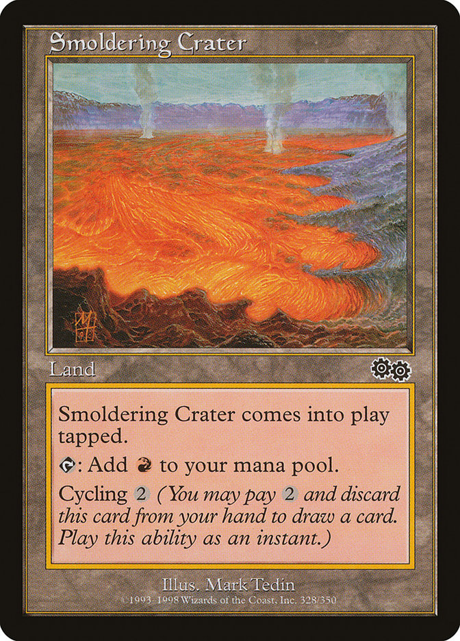 Smoldering Crater [Urza's Saga] 