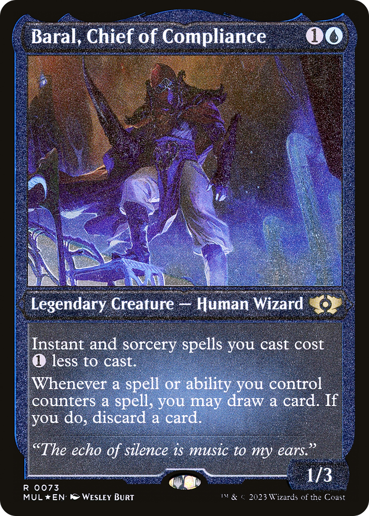 Baral, Chief of Compliance (Foil Etched) [Multiverse Legends] 