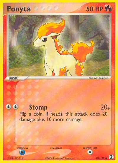 Ponyta (76/112) [EX: FireRed & LeafGreen] 