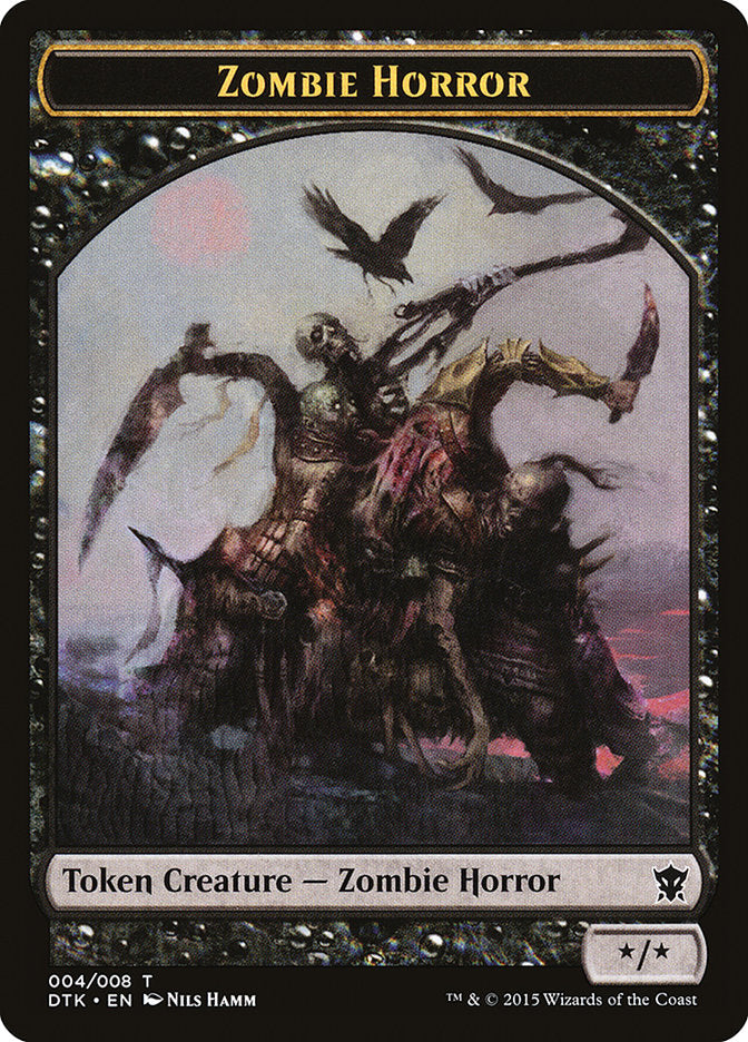 Zombie Horror Token [Dragons of Tarkir Tokens] 