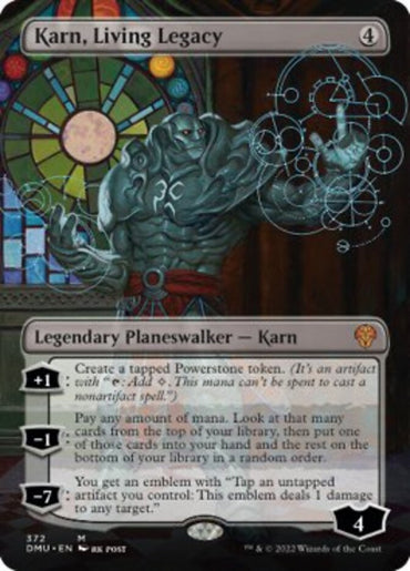 Karn, Living Legacy (Borderless) [Dominaria United] 