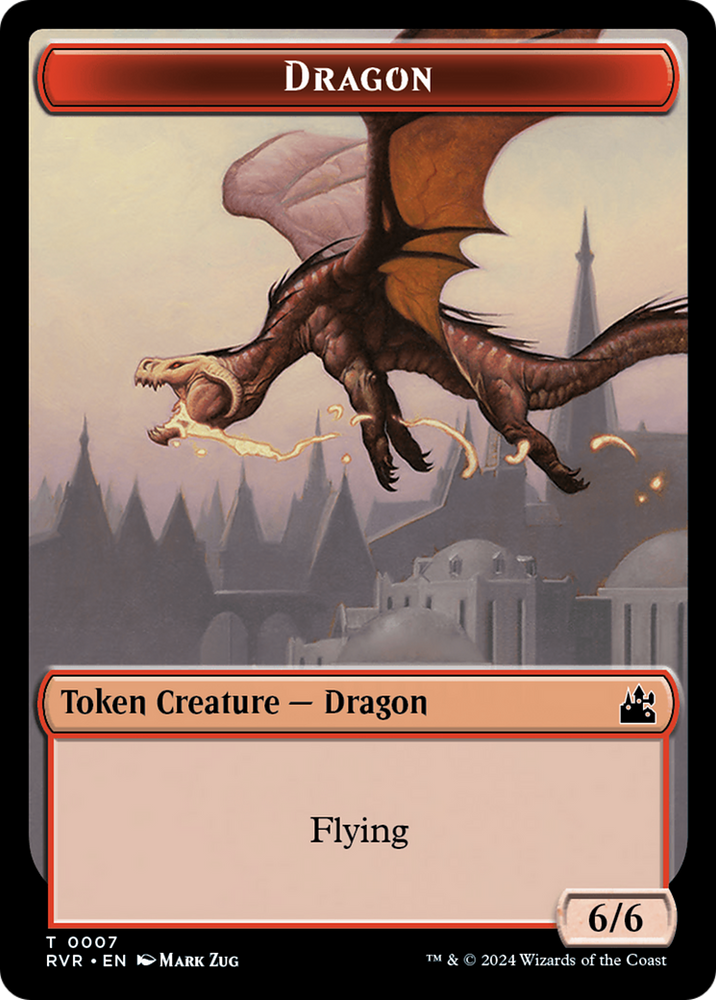 Dragon Token [Ravnica Remastered Tokens] 