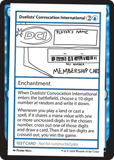 Duelists' Convocation International [Mystery Booster 2 Playtest Cards]