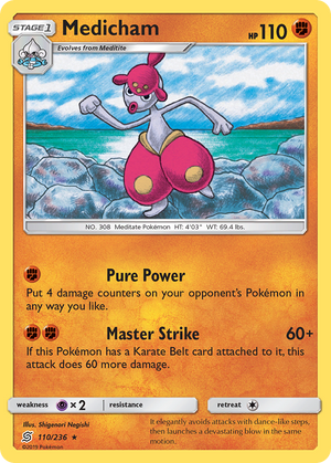 Medicham (110/236) [Sun &amp; Moon: Unified Minds] 