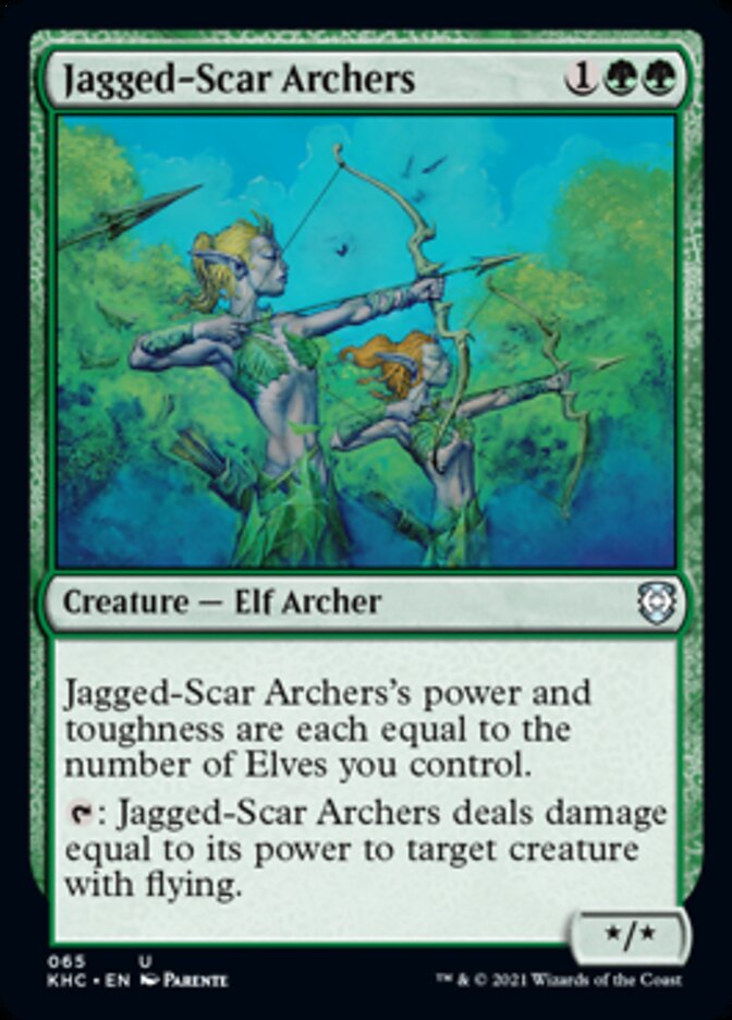 Jagged-Scar Archers [Kaldheim Commander] 