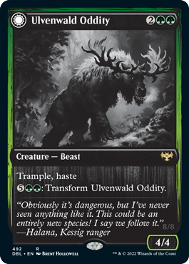 Ulvenwald Oddity // Ulvenwald Behemoth [Innistrad: Double Feature] 