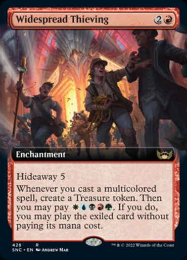 Widespread Thieving (Extended Art) [Streets of New Capenna] 