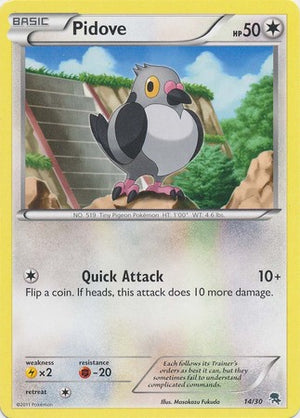 Pidove (14/30) [Black &amp; White: Trainer Kit - Zoroark] 