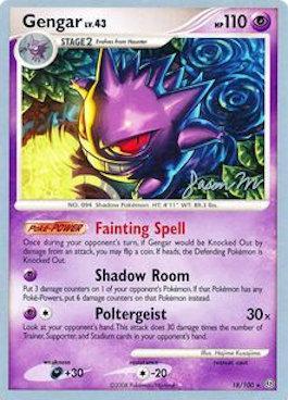 Gengar LV.43 (18/100) (Queengar - Jason Martinez) [World Championships 2009] 