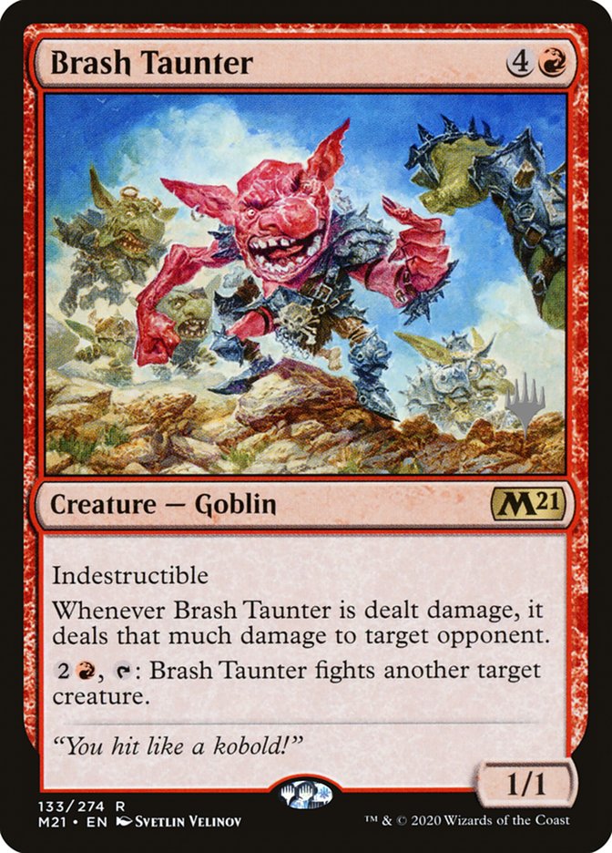 Brash Taunter (Promo Pack) [Core Set 2021 Promos]