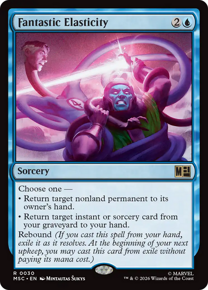 Fantastic Elasticity (Surge Foil) [Marvel Super Heroes Commander]