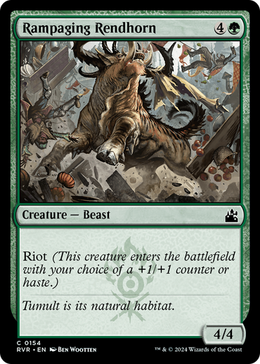 Rampaging Rendhorn [Ravnica Remastered] 