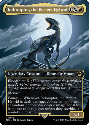 Indoraptor, the Perfect Hybrid (Borderless) [Jurassic World Collection] 