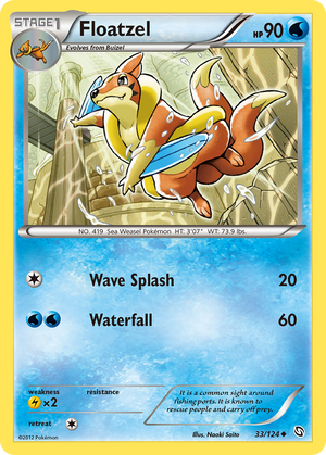 Floatzel (33/124) [Black &amp; White: Dragons Exalted] 