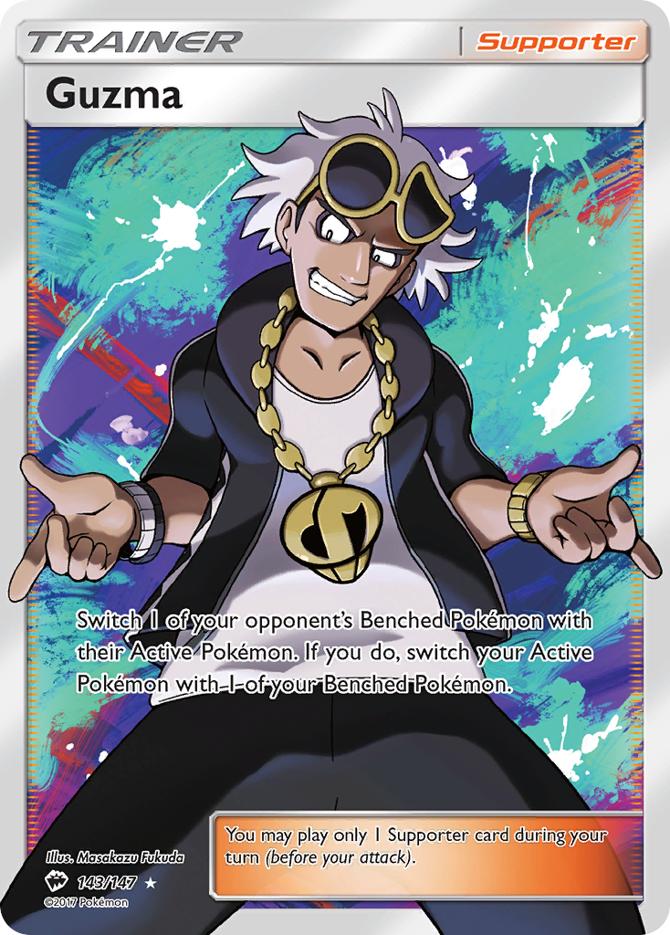 Guzma (143/147) [Sun & Moon: Burning Shadows] 