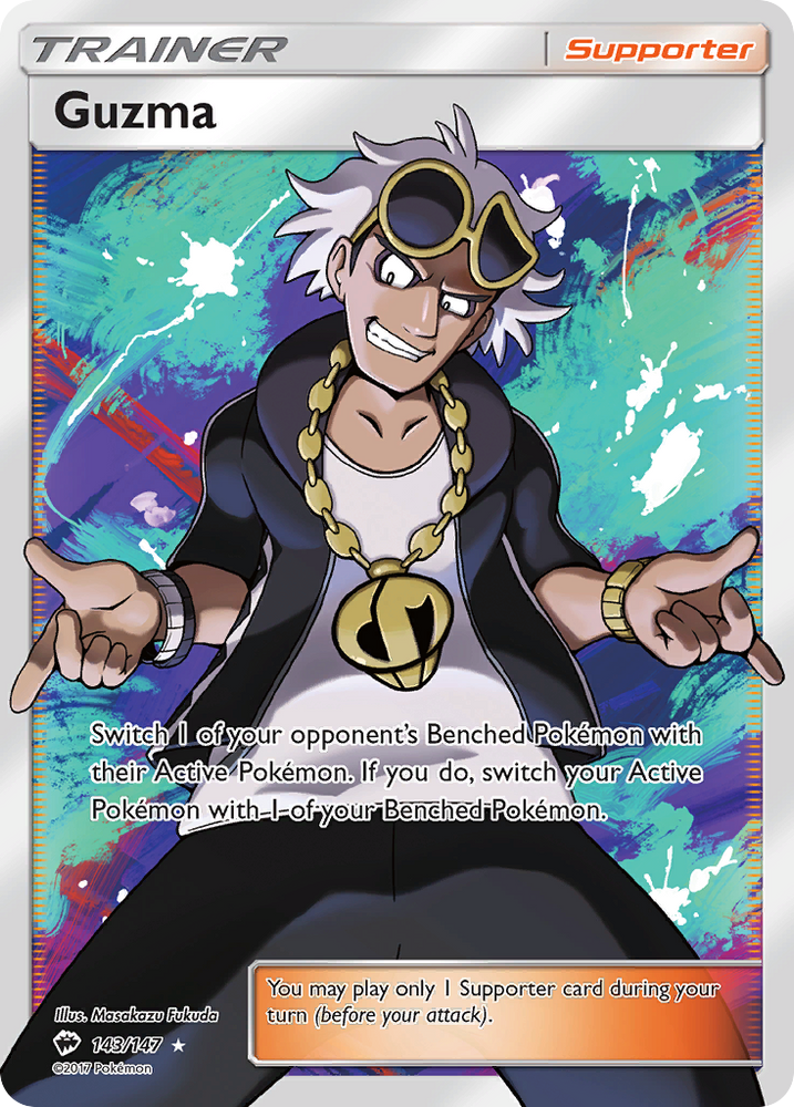 Guzma (143/147) [Sun &amp; Moon: Burning Shadows] 