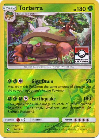 Torterra (9/156) (League Promo) [Sun &amp; Moon: Ultra Prism] 