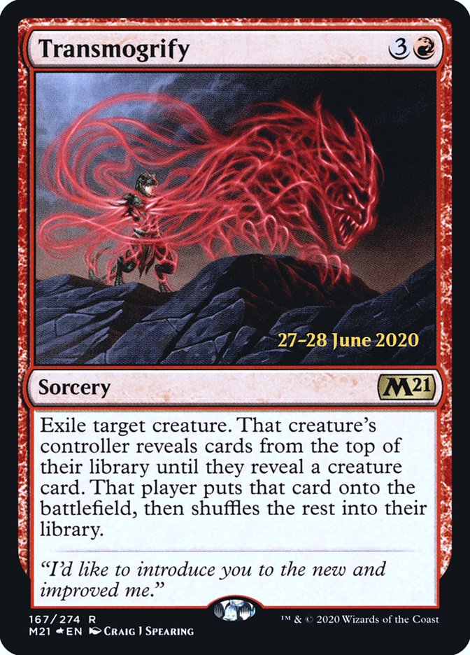 Transmogrify [Core Set 2021 Prerelease Promos] 