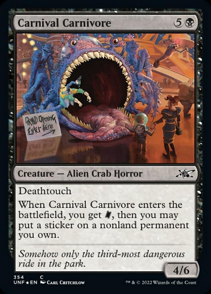 Carnival Carnivore (Galaxy Foil) [Unfinity] 