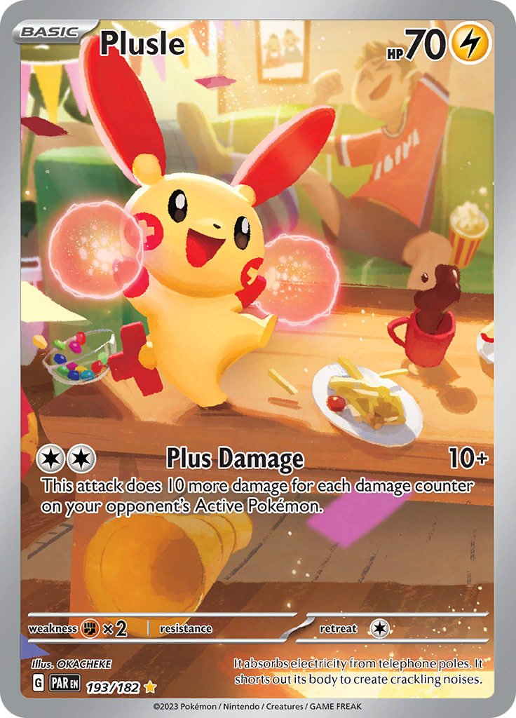 Plusle (193/182) [Scarlet & Violet: Paradox Rift] 