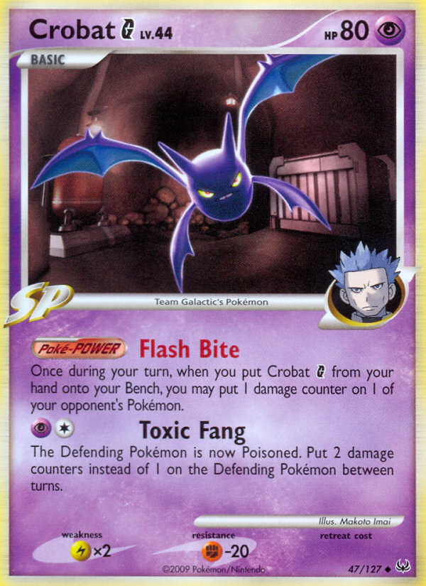 Crobat G (47/127) [Platinum: Base Set] 