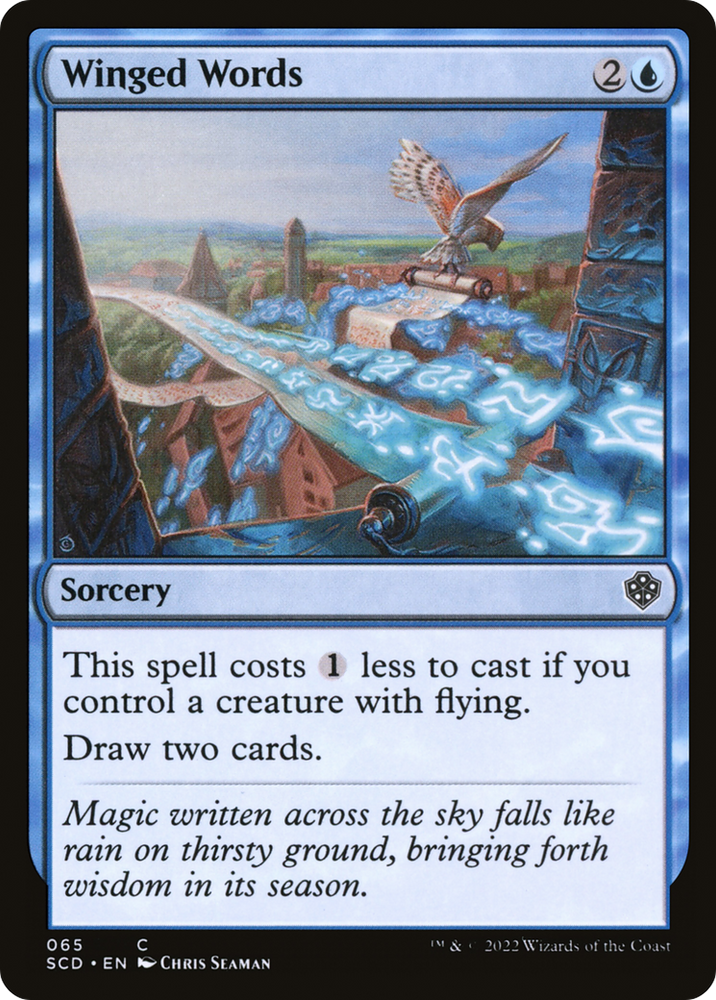 Winged Words [Starter Commander Decks] 