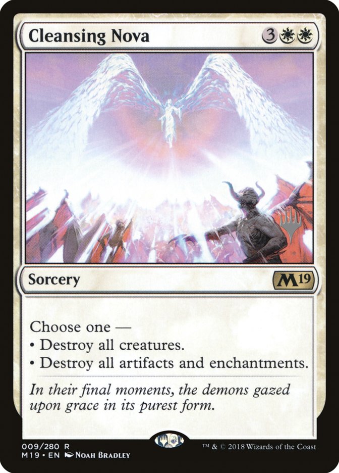 Cleansing Nova (Promo Pack) [Core Set 2019 Promos] 