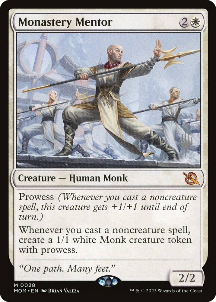 Monastery Mentor (Promo Pack) [March of the Machine Promos] 