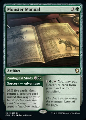 Monster Manual // Zoological Study [Commander Legends: Battle for Baldur's Gate] 