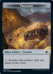 Thopter // Treasure (20) Double-Sided Token [Modern Horizons 2 Tokens] 