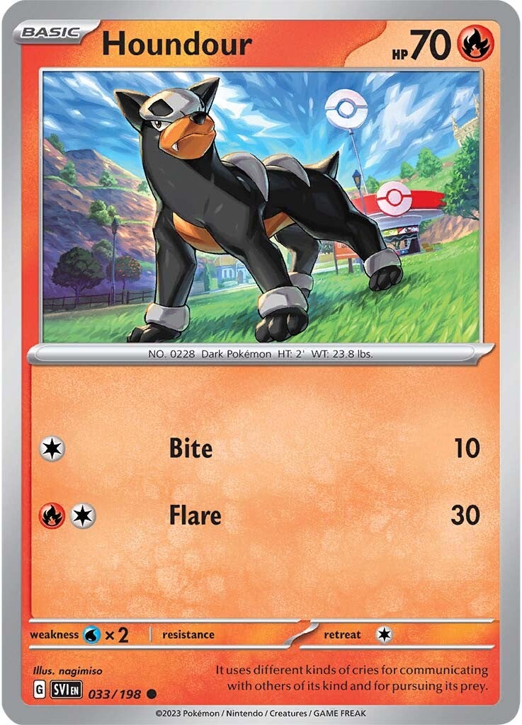 Houndour (033/198) [Scarlet & Violet: Base Set] 