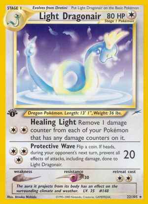 Light Dragonair (22/105) [Neo Destiny 1st Edition] 