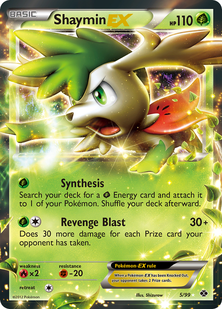 Shaymin EX (5/99) [Black &amp; White: Next Destinies] 