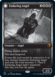 Enduring Angel // Angelic Enforcer [Innistrad: Double Feature] 