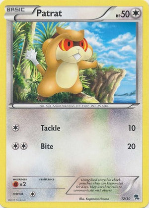 Patrat (12/30) [Black &amp; White: Trainer Kit - Zoroark] 