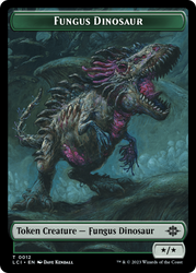 Fungus Dinosaur // Spirit Double-Sided Token [The Lost Caverns of Ixalan Tokens] 