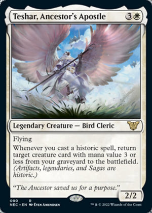 Teshar, Ancestor's Apostle [Kamigawa: Neon Dynasty Commander] 
