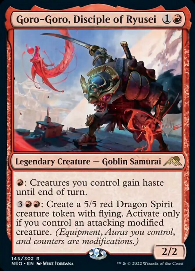 Goro-Goro, Disciple of Ryusei (Promo Pack) [Kamigawa: Neon Dynasty Promos] 