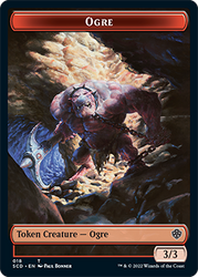 Ogre // Zombie Double-Sided Token [Starter Commander Decks] 