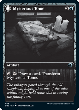 Mysterious Tome // Chilling Chronicle [Innistrad: Double Feature] 