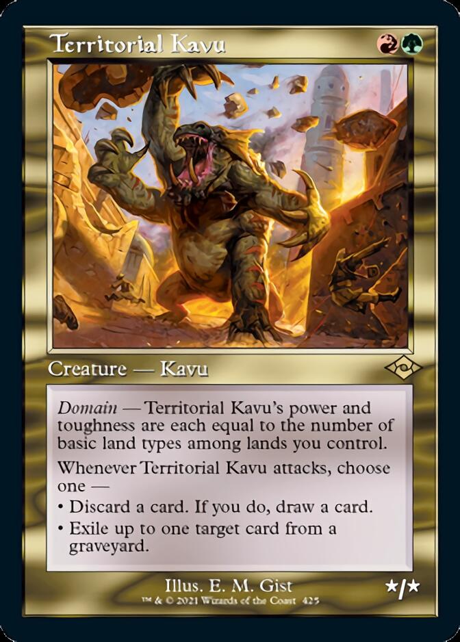 Territorial Kavu (Retro Foil Etched) [Modern Horizons 2] 