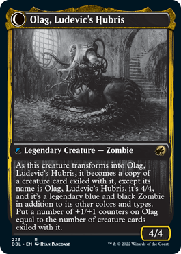 Ludevic, Necrogenius // Olag, Ludevic's Hubris [Innistrad: Double Feature] 