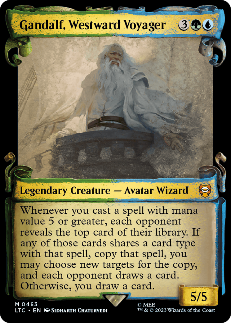 Gandalf, Westward Voyager [The Lord of the Rings: Tales of Middle-Earth Commander Showcase Scrolls] 