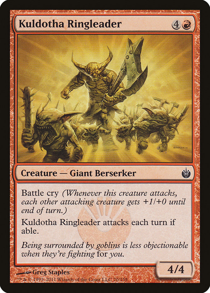 Kuldotha Ringleader [Mirrodin Besieged] 